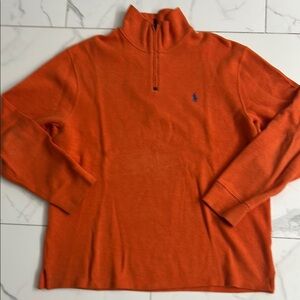 Polo by Ralph Lauren Orange Zip Up Sweater